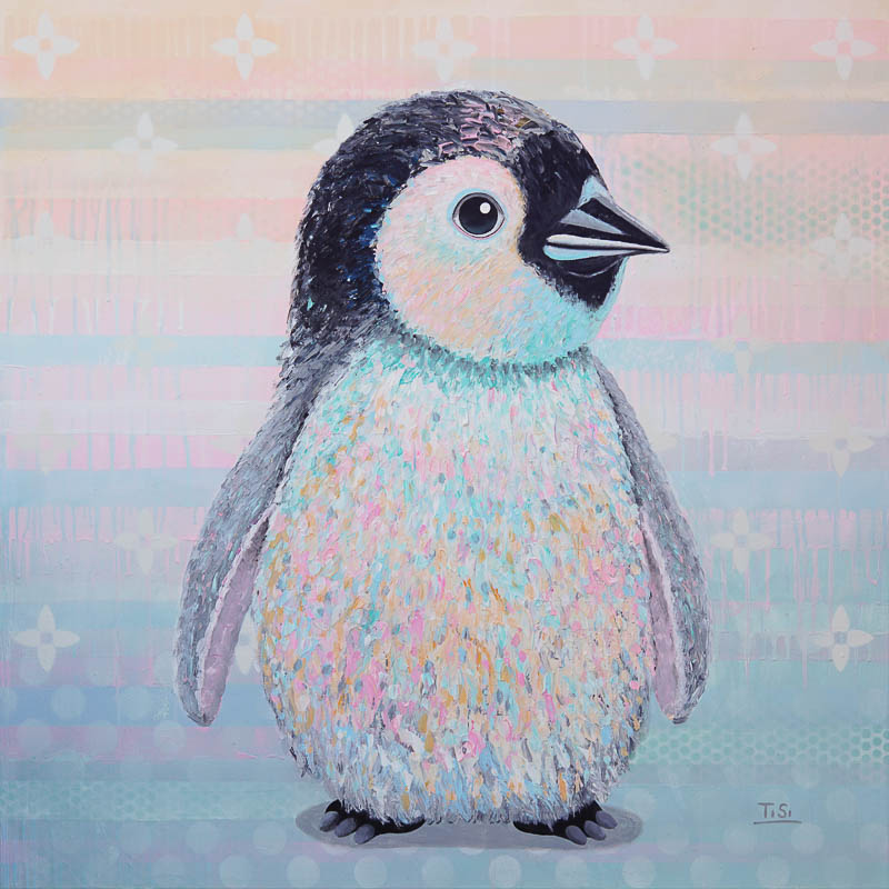 Pop Art Pinguin "Peggy: Beyond The Cold" © Silke Timpe 2023