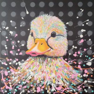 Pop Art Ente Duck "Twirl: Enrgy" © Silke Timpe 2023
