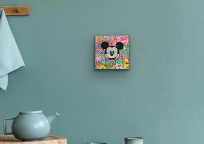 Pop Art Contemporary Art "Mickey - As Time Goes By" © Silke Timpe