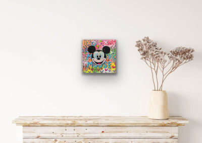 Pop Art Contemporary Art "Mickey - As Time Goes By" © Silke Timpe